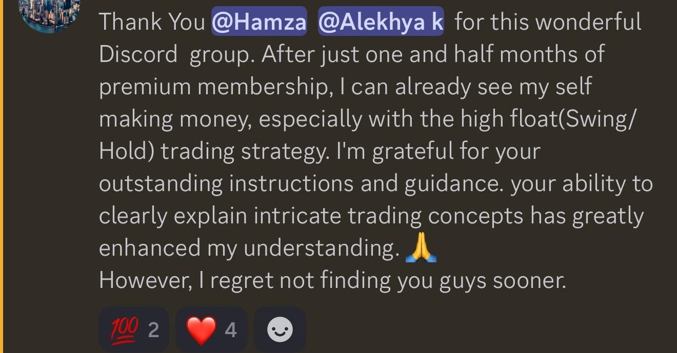 1.5 months in -- making money with swing/hold